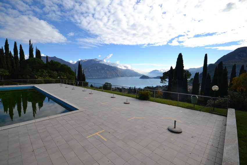 Lago Como Menaggio villetta in residence con piscina, campo da tennis e bocce. Villetta con giardino privato e garage (11)