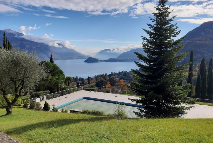 Lago Como Menaggio villetta in residence con piscina, campo da tennis e bocce. Villetta con giardino privato e garage (13)