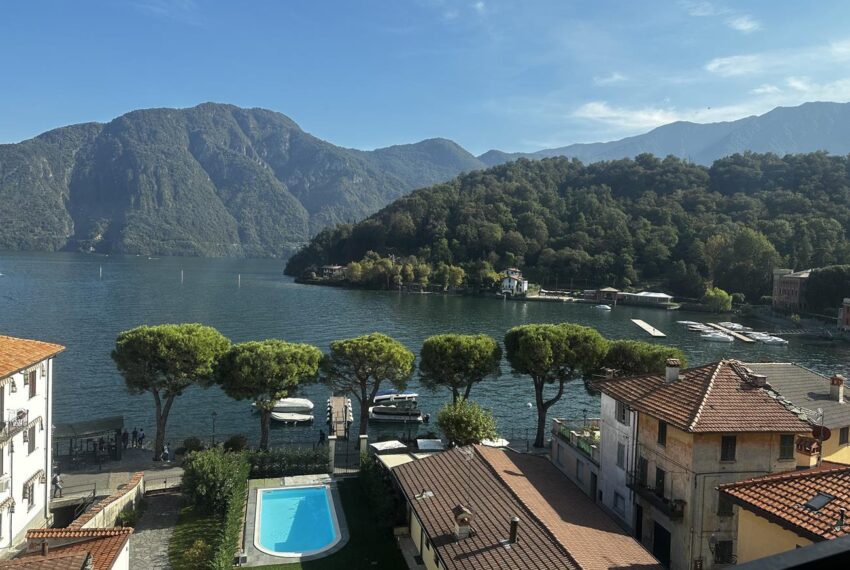 appartamento direttamente a lago con piscina posto barca e auto. Lago Como Tremezzina lenno (13)