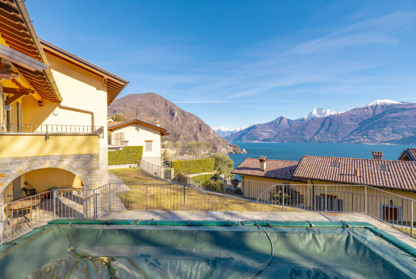 Villa in vendita a Menaggio - Lago Como - vista lago giardino piscina (9)