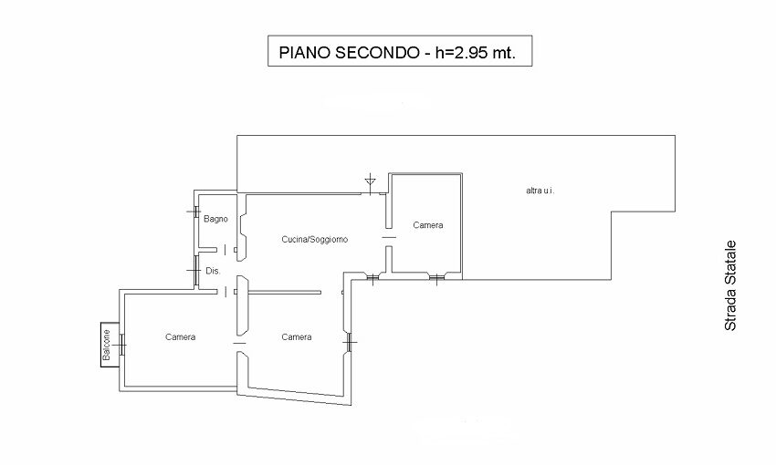 Piano secondo Sub. 707