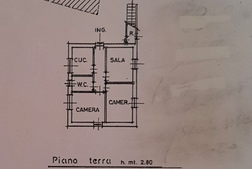 Planimetria trilocale