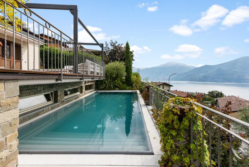 Menaggio villa con piscina vista lago (33)